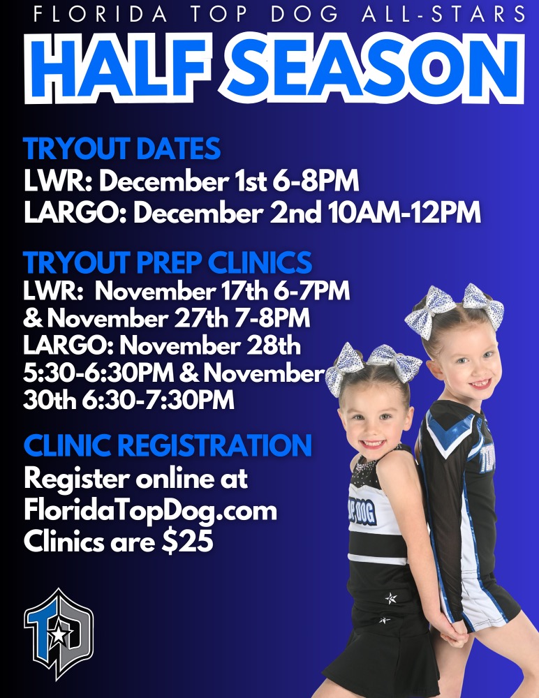 Read more about the article Tryouts for our Half-Year teams are coming soon!